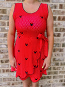 Women’s Embroidered Mouse Athletic Dress