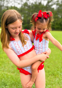 Girls Oh My Stars One-Piece Swimsuit