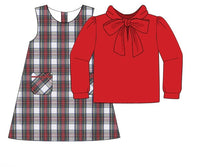 PRE ORDER Girls Tartan Plaid Dress | ETA to LBS: OCTOBER