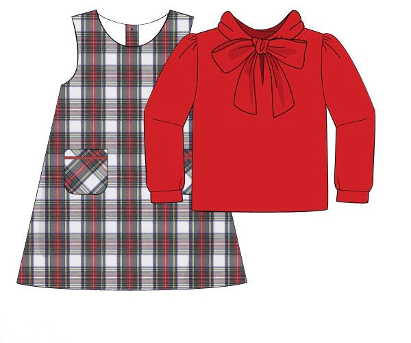 PRE ORDER Girls Tartan Plaid Dress | ETA to LBS: OCTOBER