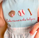 Boys Take me out to the Ballgame French Knot Bubble