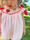 Girls Smocked Berry Sweet Bubble