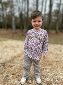 Boys Camo French Knot Mallard Shirt