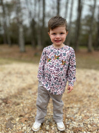 Boys Camo French Knot Mallard Shirt