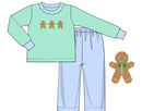 PRE ORDER Boys French Mint Gingerbread Pant Set | ETA to LBS: OCTOBER