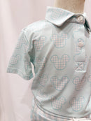 Boys Gingham Mouse Short Set RTS