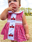 Maroon & Black Cheer Megaphone Bloomer Set