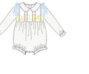 Girls Royal Dreams Smocked Bubble