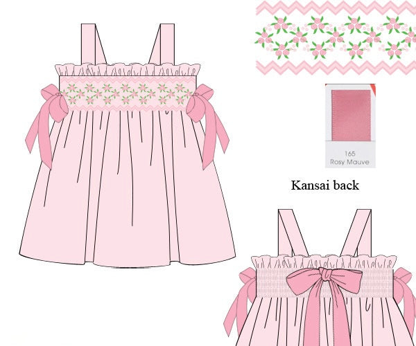 PRE ORDER Girls Floral Heirloom Smocked Bloomer Set & Dress | ETA to LBS: APRIL
