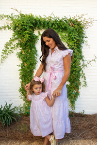 PRE ORDER Mom Match Toile Garden Bows Dress | ETA to LBS: March