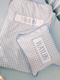 PRE ORDER Blue Gingham Luggage Collection | ETA to LBS: DECEMBER