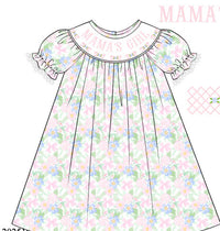 PRE ORDER Girls Mama’s Girl Mother’s Day Smocked Dress | ETA to LBS: March