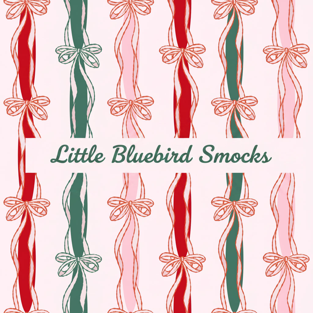 PRE ORDER Girls Custom Smock Merry & Bow Bright Legging Set | ETA to LBS: OCTOBER