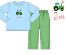 PRE ORDER Boys French Knot Sweetheart Tractor Pant Set | ETA to LBS: DECEMBER