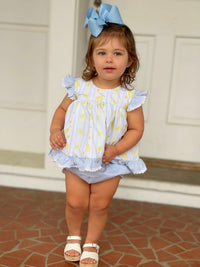 Girls Lemon Drop Bloomer Set