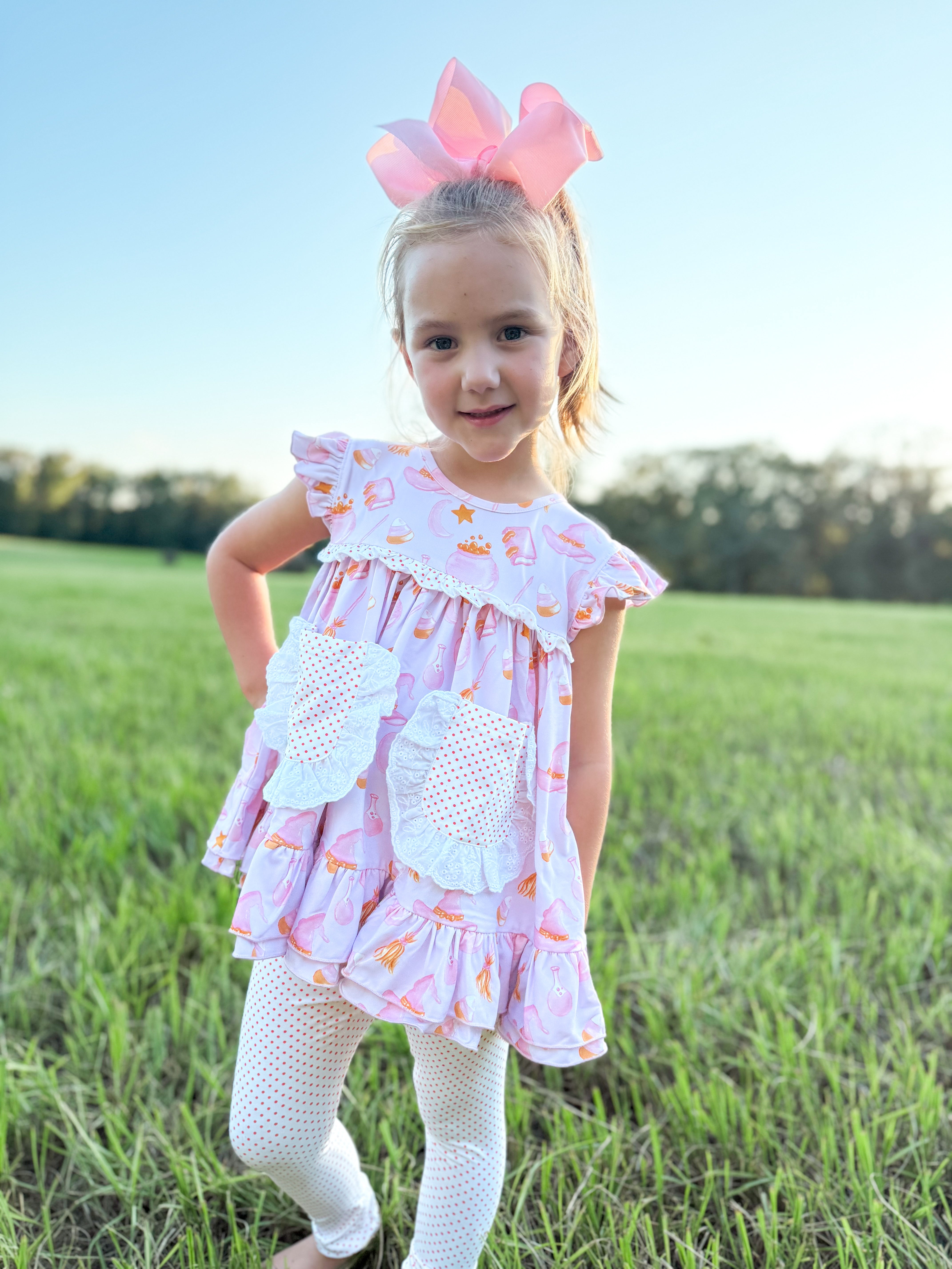 Girls Magic Potion Leggings Set