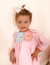 Girls Colorful Turkeys Petal Bloomer Set
