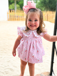 Girls Strawberry Dreams Bloomer Set & Dress