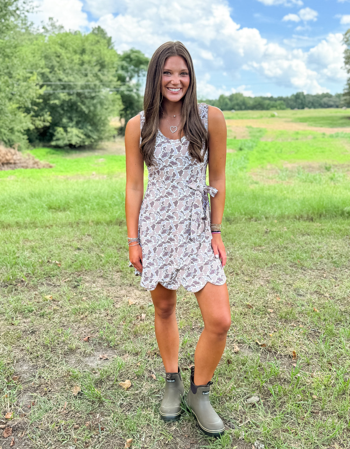 Women’s Old School Camo Knit Dress