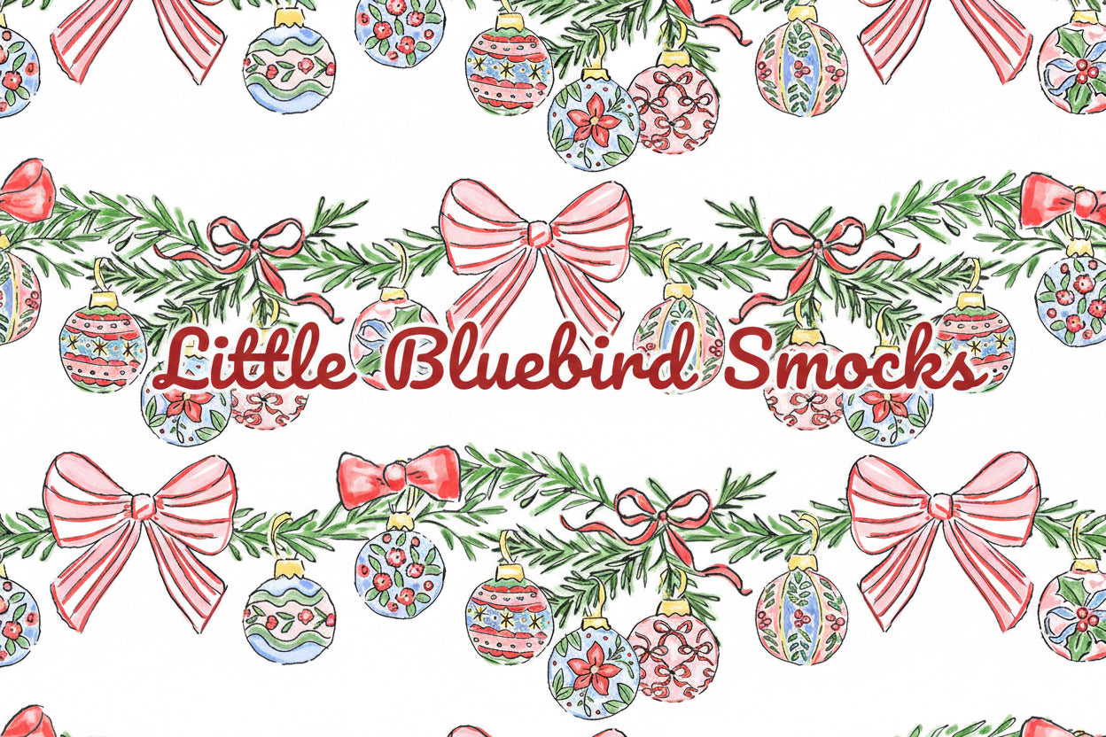 PRE ORDER Girls Classic Christmas Smocked Stocking | ETA to LBS: October