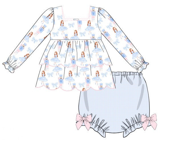 Girls The March of the Nutcrackers Bloomer Set