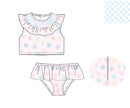 PRE ORDER Girls Sally Sells Seashells Smocked 2 Piece UPF 50+ | ETA to LBS: APRIL
