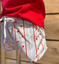 Boys Smocked “USA” Oh My Stars Short Set