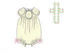 PRE ORDER Girls Bullion Stitch Rosette Crosses Bubble | ETA to LBS: JANUARY