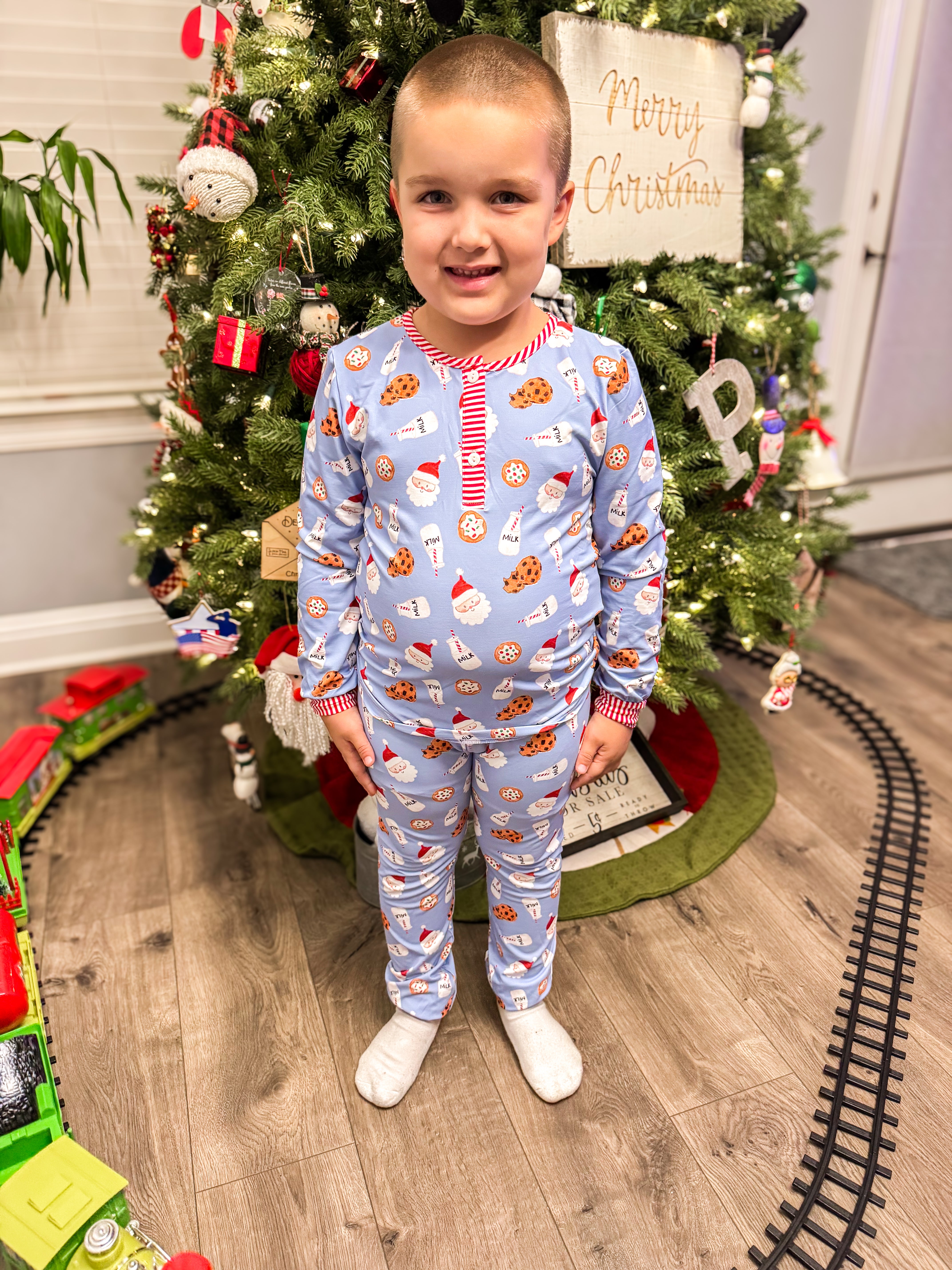 Boys Cookies & Milk Knit Lounge Set