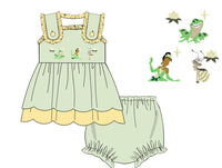 Girls French Knot Girls Bayou Dreams Bloomer Set
