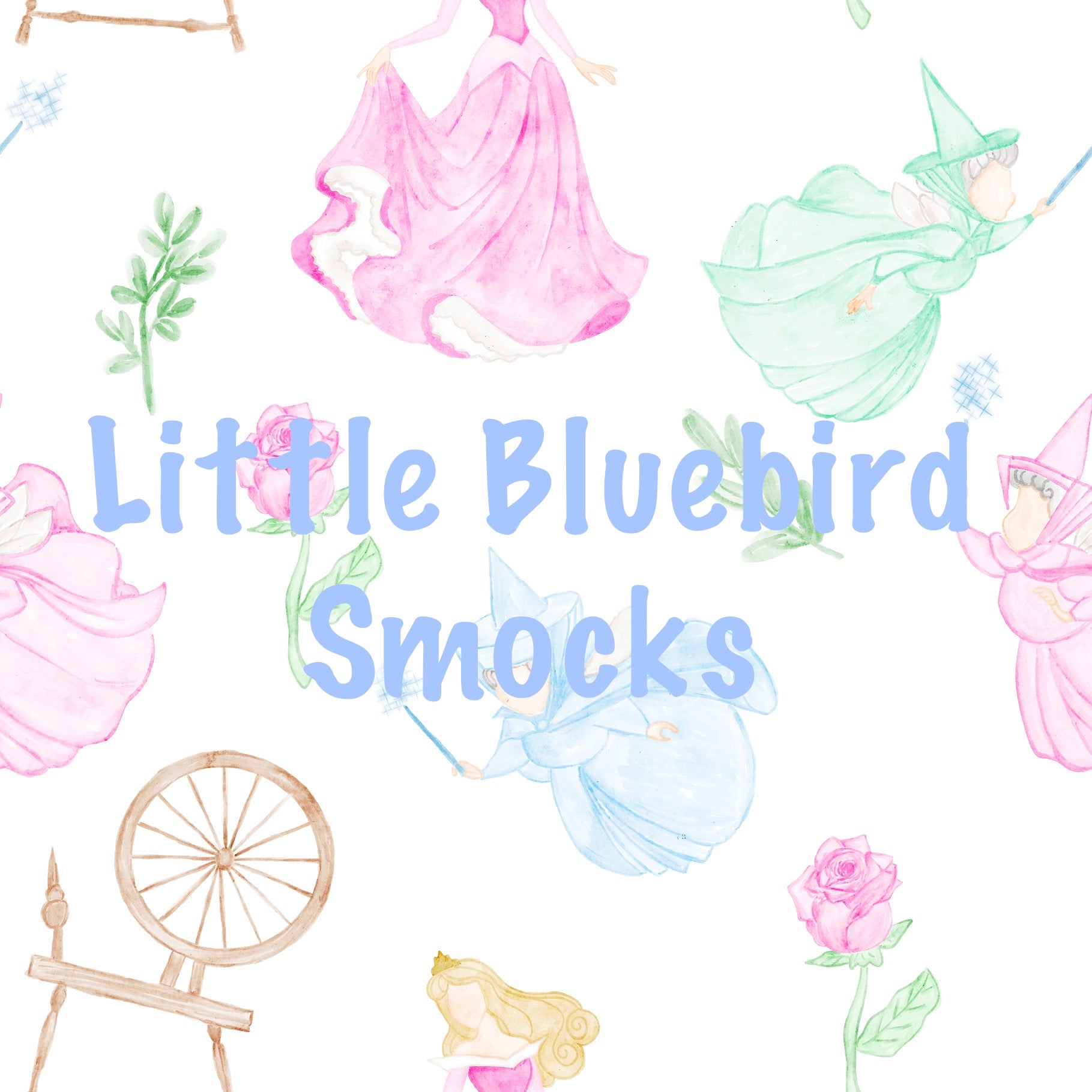 Girls “Once Upon a Time” Smocked Enchanted Slumber Bubble