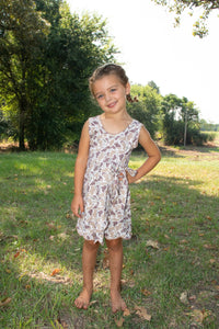 Girls Old School Camo Knit Dress