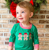 Boys Chilling with my Cookies Knit Long Romper