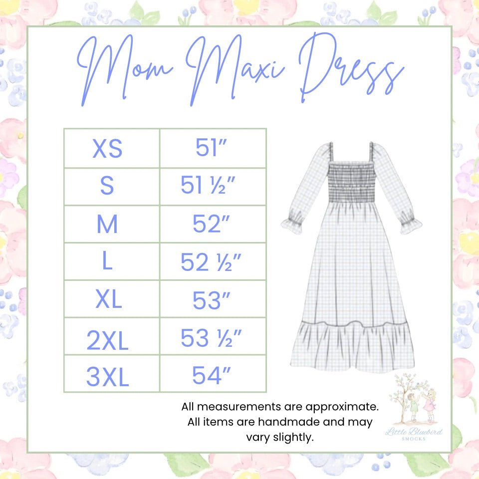 Womens Tartan Plaid Smocked Dress