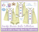Girls French Knot Sandy Shores Bubble
