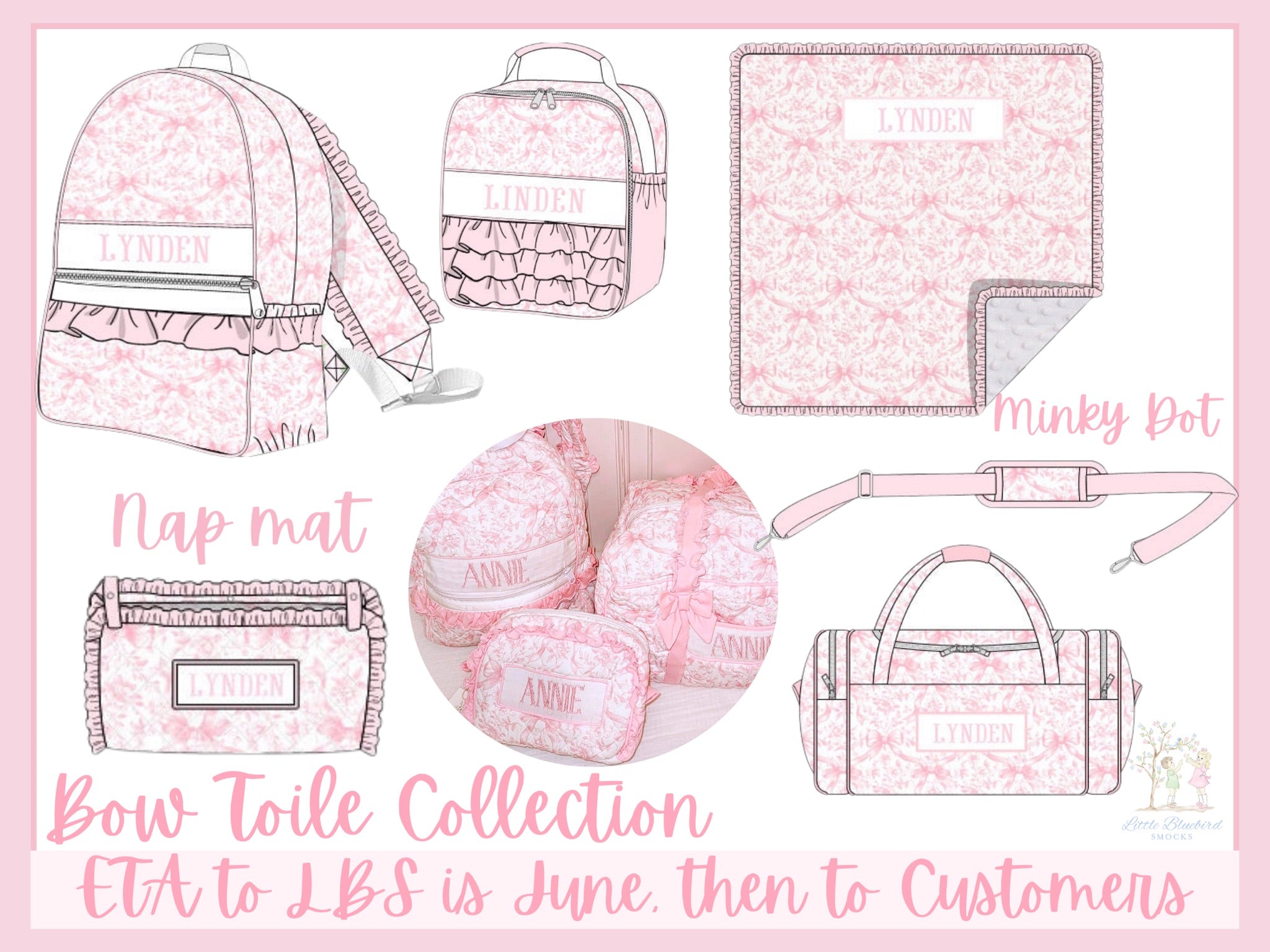 PRE ORDER Bow Toile Collection | ETA to LBS: DECEMBER