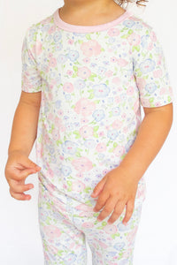 PRE ORDER Girls Elegance In Bloom Bamboo Pajama Pant Set
