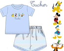 Boys French Knot Best Pals Short Set