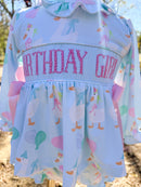 Girls Silly Goose Birthday Girl Bloomer Set