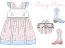Girls French Knot “Howdy Darlin”Boot Scootin’ Cuties Bloomer Set & Dress
