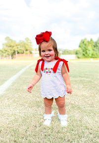 Red & Blue Cheerleader Bloomer Set