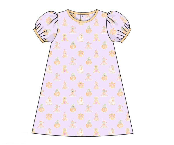 PRE ORDER ⭐️Deal of the Preorder⭐️ Girls Spooky Pups Knit Play Dress | ETA to LBS: SEPTEMBER