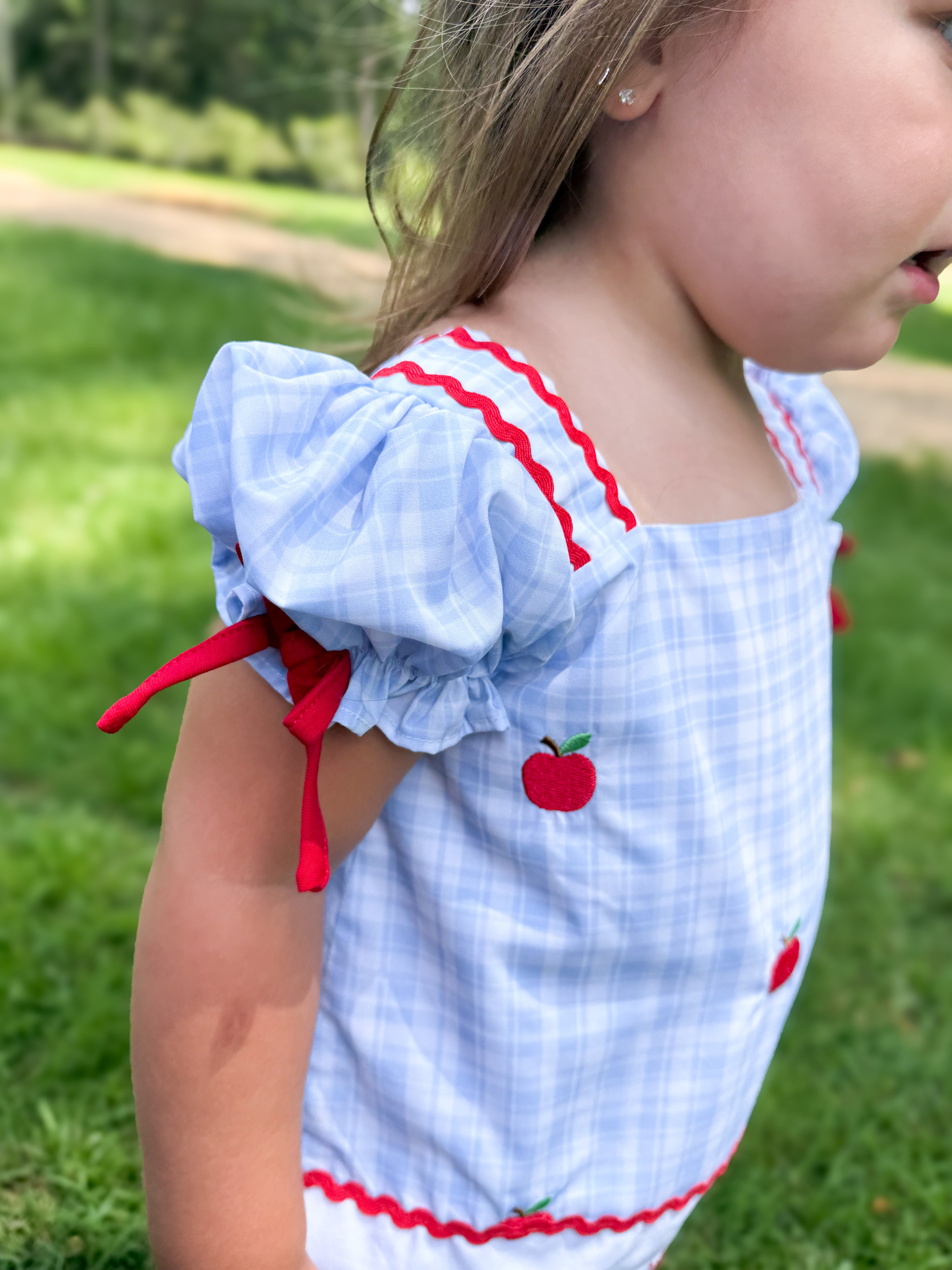 Girls A as in Apple Bloomer Set & Dress
