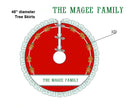 PRE ORDER 3D Gingerbread Icing Tree Skirt | ETA to LBS: October