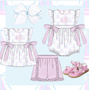 PRE ORDER Girls Sailboat Print Short Set ETA: MAY