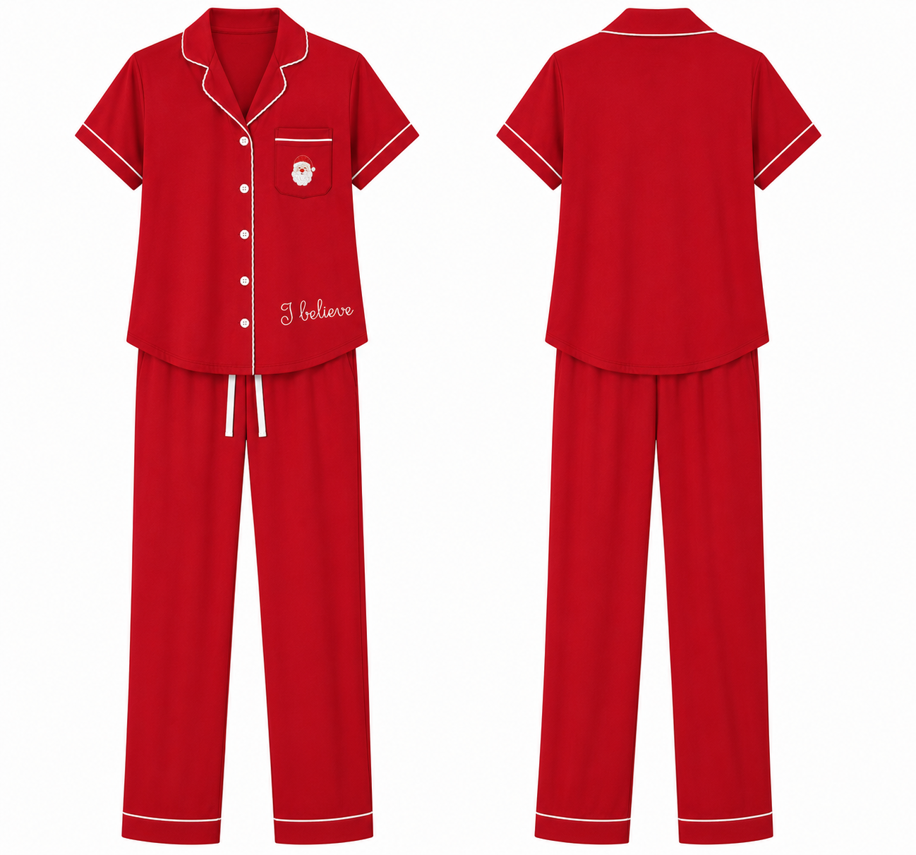 PRE ORDER Women's French Knot I Believe Knit Lounge Pant Set | ETA to LBS: OCTOBER