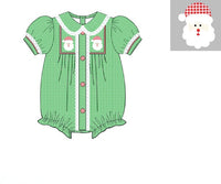 PRE ORDER Girls Smocked Jolly Old St Nicholas Bubble | ETA to LBS: OCTOBER