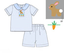 PRE ORDER Boys Smocked Hoppin’ Down the Bunny Trail Short Set | ETA to LBS: JANUARY