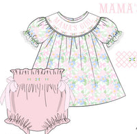 PRE ORDER Girls Mama’s Girl Mother’s Day Smock Bloomer Set | ETA to LBS: March