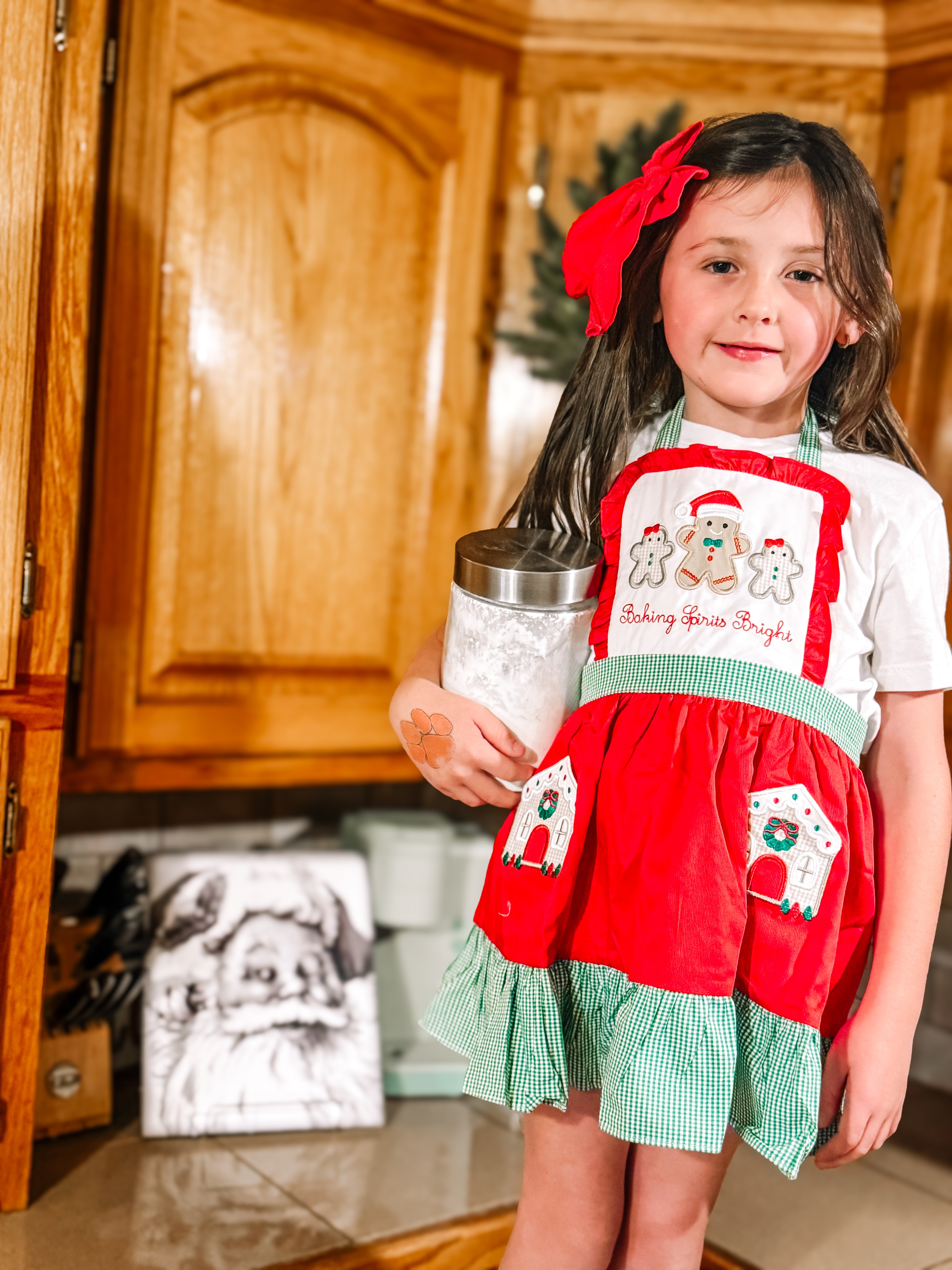 Girls Baking Spirits Bright Apron